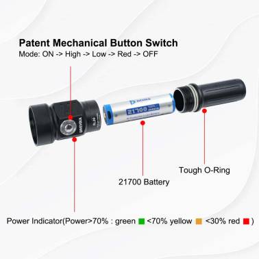 Lampe de plongée SL20 DIVEVOLK
