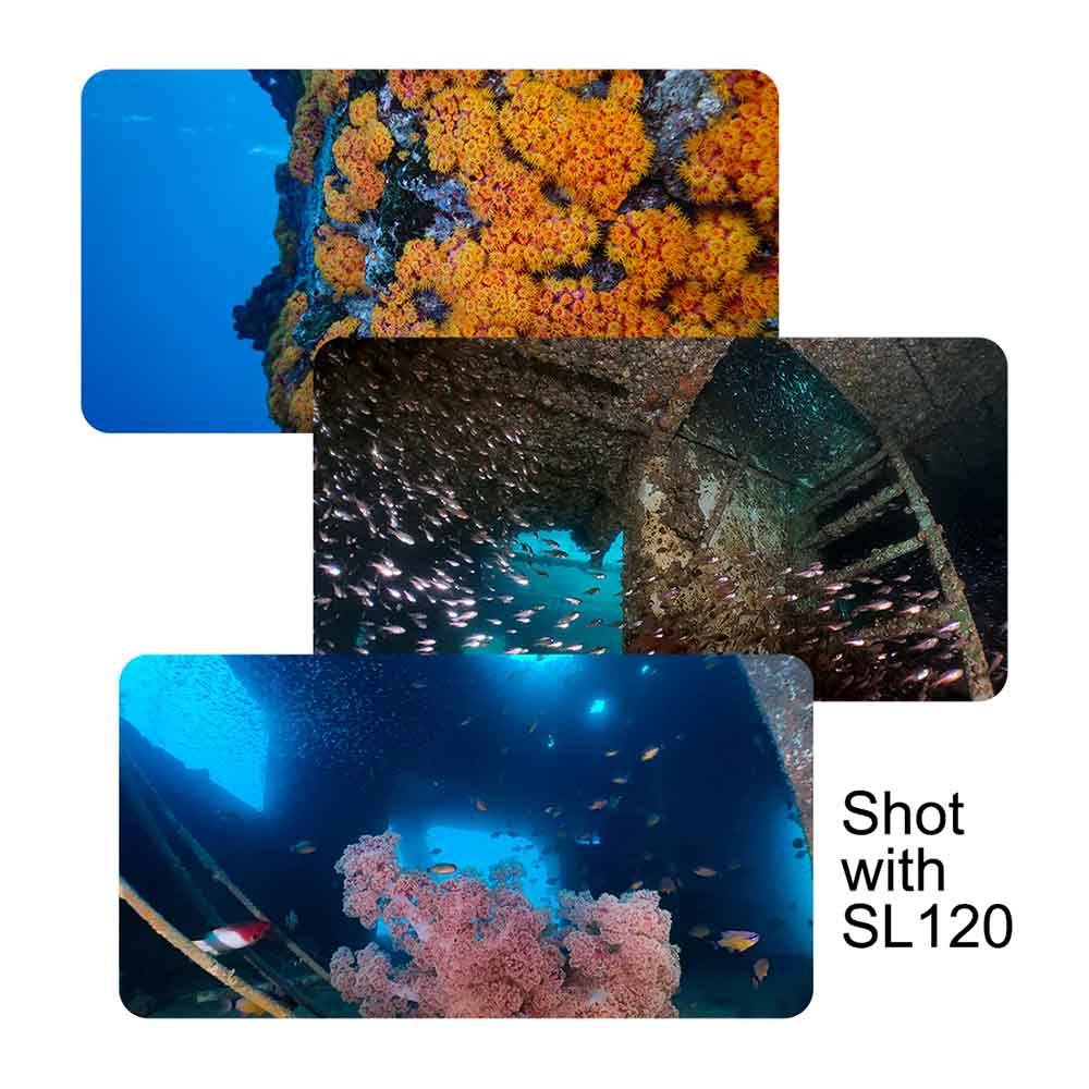 Phare vidéo SL120 DIVEVOLK