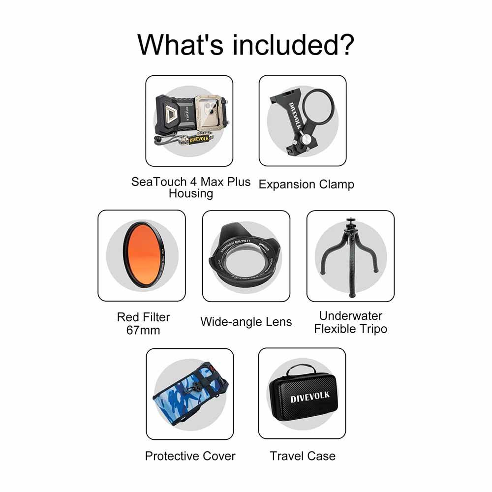 Pack trípode SeaTouch 4 Max PLUS DIVEVOLK