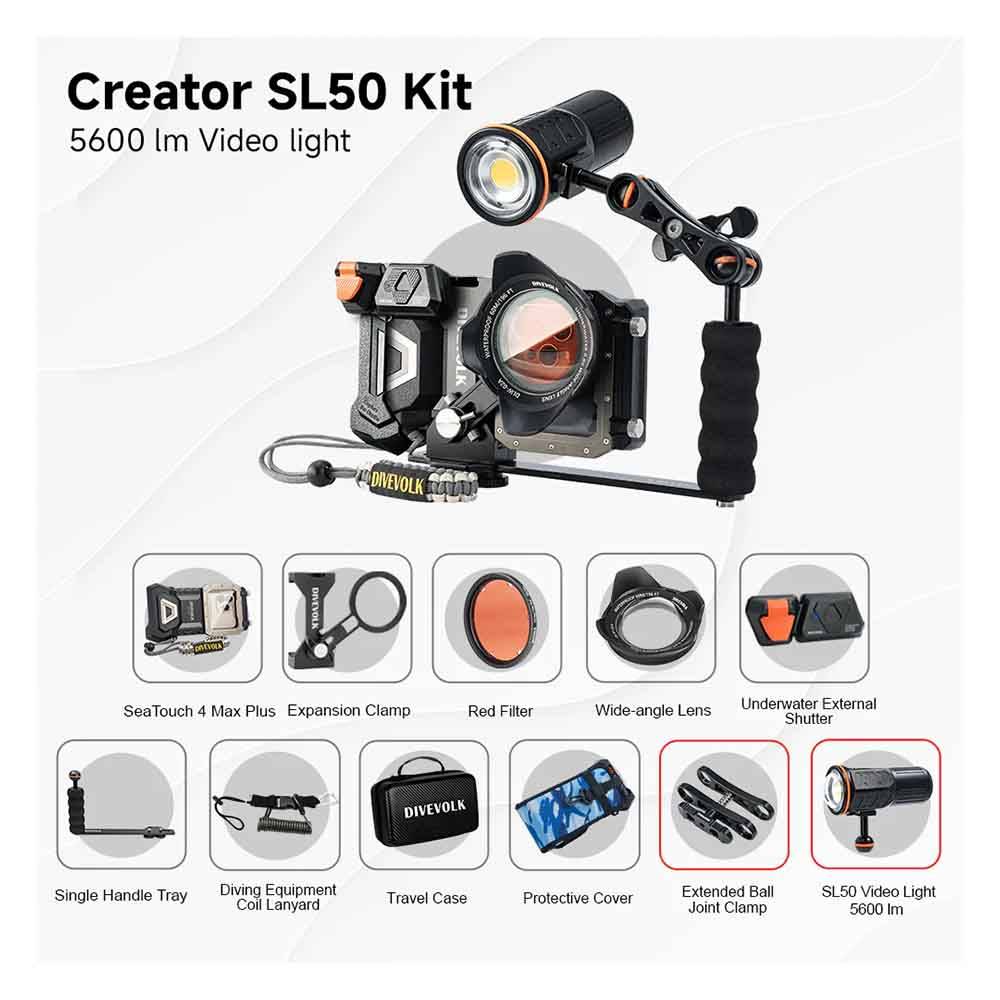 Pack Creador SL50 SeaTouch 4 Max PLUS DIVEVOLK