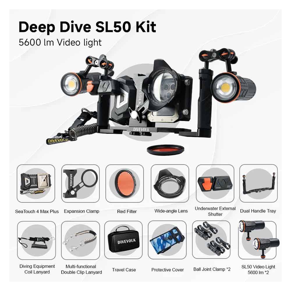 Deep diving pack SL50 SeaTouch 4 Max PLUS DIVEVOLK