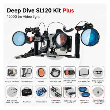 Pack buceo profundo SL120 plus SeaTouch 4 Max PLUS DIVEVOLK