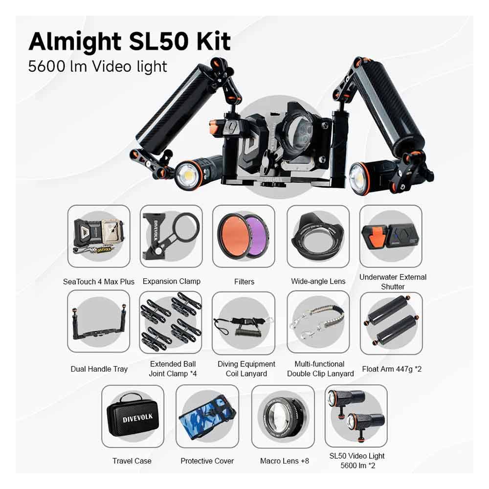 Ultimate pack SL50 SeaTouch 4 Max PLUS DIVEVOLK