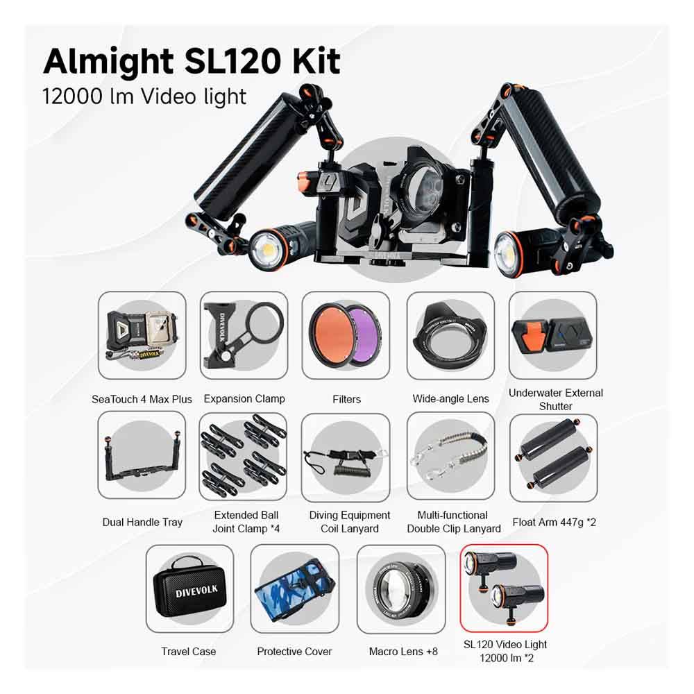 Pack Ultimate SL120 SeaTouch 4 Max PLUS DIVEVOLK