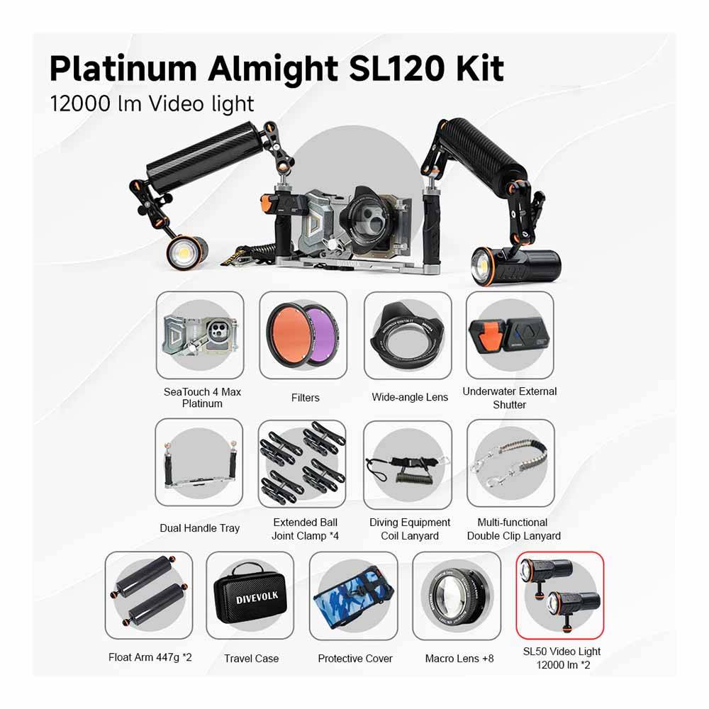 Pack Ultime SL120 SeaTouch 4 Max Platinium DIVEVOLK