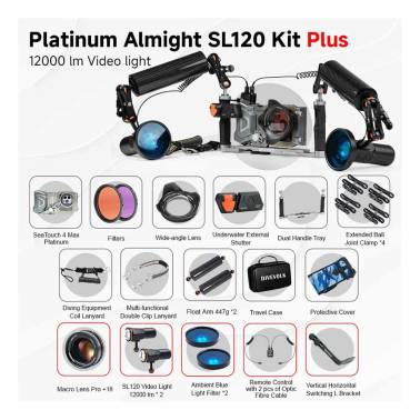 Ultimate pack SL120 Plus SeaTouch 4 Max Platinum DIVEVOLK