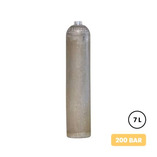 Bouteille de plongée alu brut 7L 200 bar