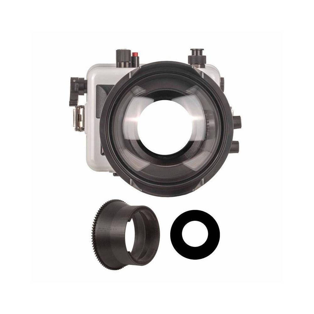IKELITE waterproof housing for CANON EOS R100 + dome + zoom gear + anti-reflection ring|